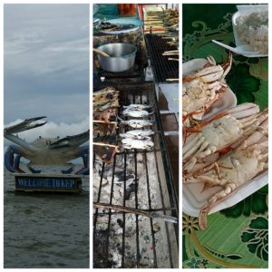 Crab market